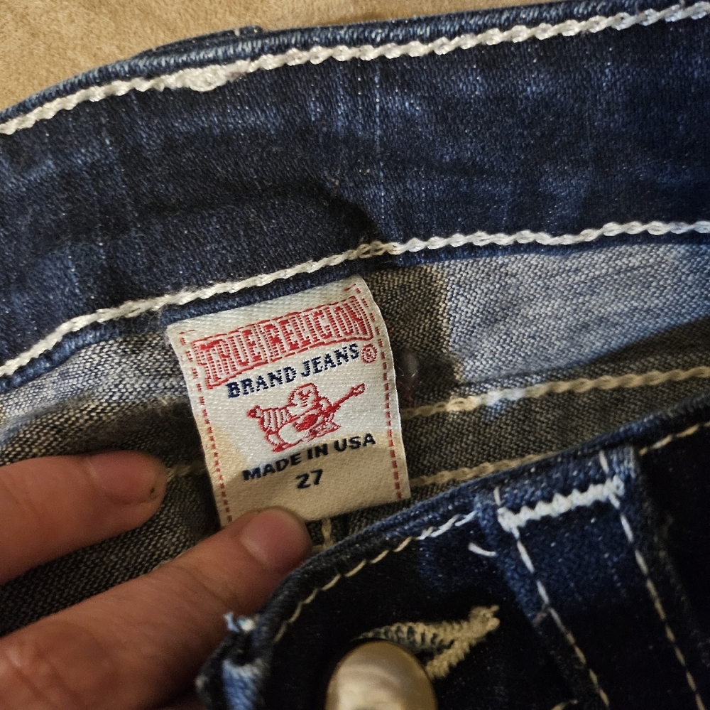 Women's True Religion Blue Jeans - Picture 3 of 8